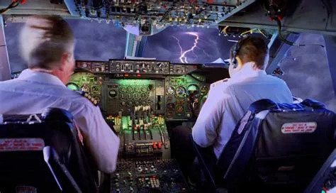 What do pilots do in bad weather?