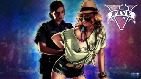 Who is the girl on gta 5 title screen?