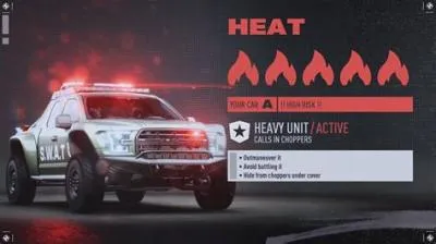 What is heat level 4 in nfs unbound?