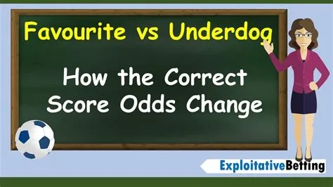 What are underdog odds?