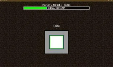 Why is my minecraft memory usage at 100?