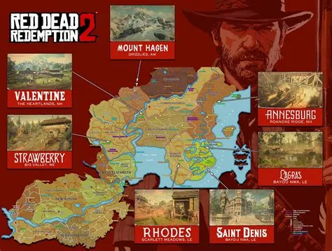 Is the rdr2 map all of america?