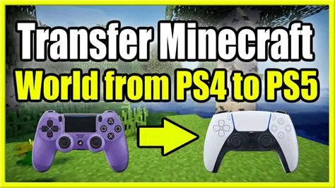 Can you transfer minecraft worlds from xbox to ps5?