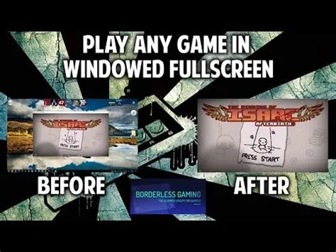 Should i play in borderless window?