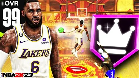 What is lebron james ovr in 2k23?