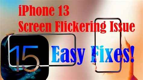 Can screen flickering be solved?