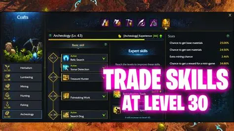 Are trade skills worth it in lost ark?