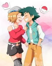 Who fell in love with ash pokémon?