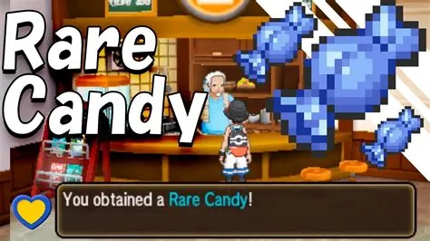 Is rare candy better than training?