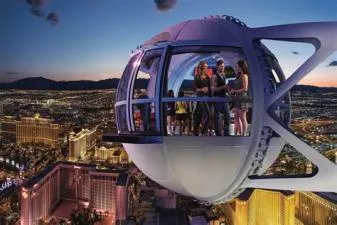 Can you sit down in the high roller las vegas?