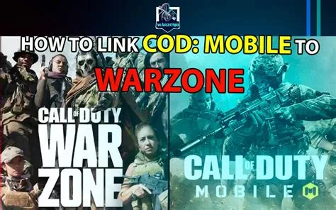 Is cod mobile and warzone linked?