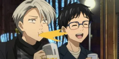 Who falls in love in yuri on ice?