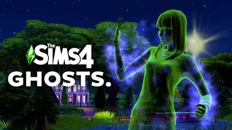 What does a red ghost mean in sims 4?