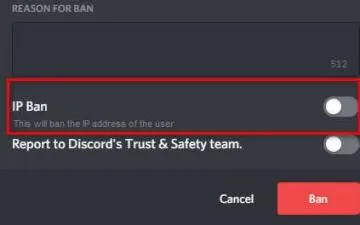 Can discord ban your ip?