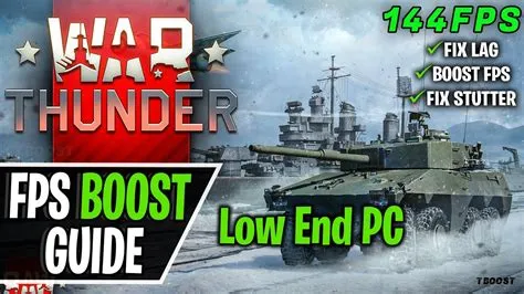 Why is war thunder fps dropping?