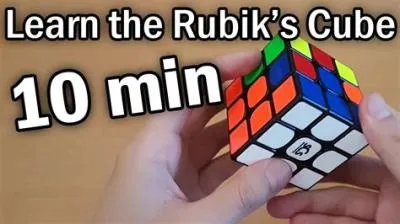 How long is the average time to solve a rubiks cube?