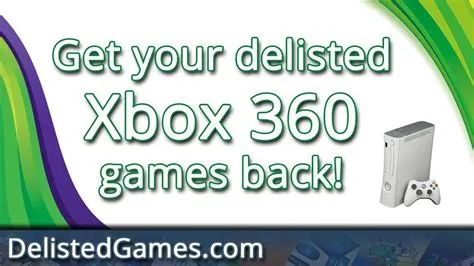 Can delisted games come back?