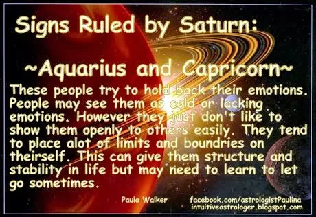 Who rules capricorn and aquarius?