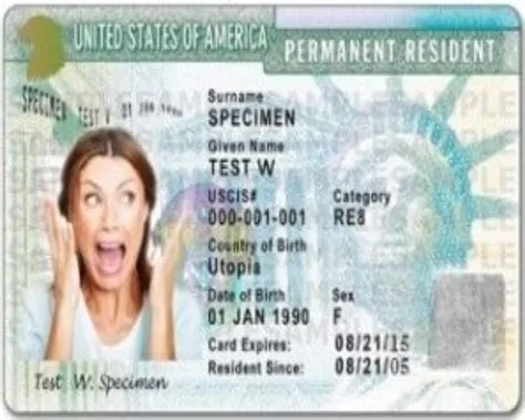 Who sends my green card?