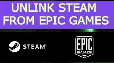 How do i unlink my epic games from steam?