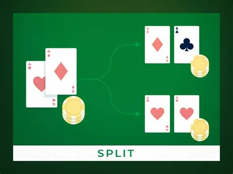 Can you split any 2 cards in blackjack?