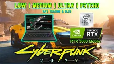 Can rtx 3060 run cyberpunk?