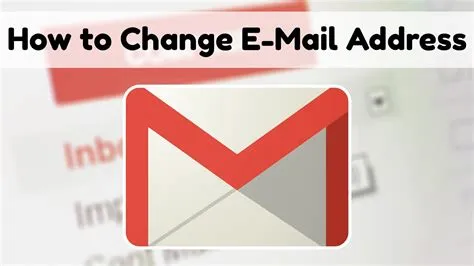 Can i switch my gmail address?