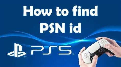 How do i find my psn id on ps5?