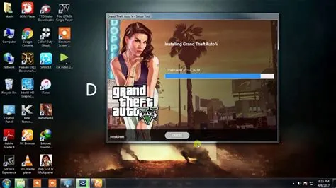 How long does gta take to install pc?