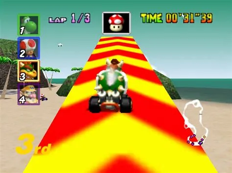 Do you unlock anything in mario kart 64?