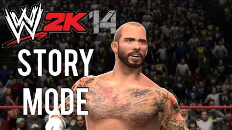 Is there a story mode in wwe?