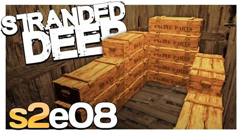 How do you add items to your crate in stranded deep?