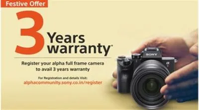 How to get sony 5 year warranty?