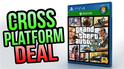 Can you cross save gta 5 xbox one ps4?