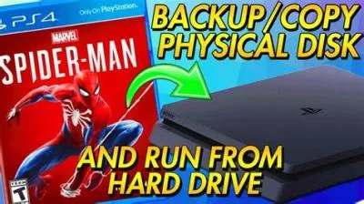 Can i copy my ps4 games to hard drive?