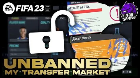 Is it possible to get unbanned from fifa transfer market?