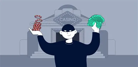 What is a red flag of money laundering through casinos?