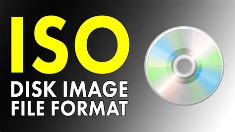 Is disk image the same as iso?