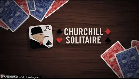 What card game did churchill love?