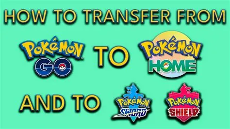 Can you transfer pokémon from pokémon go to sword and shield?