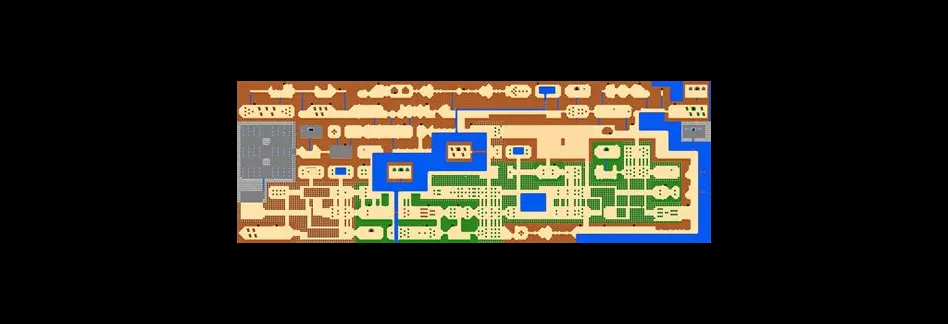 Is there a world map in legend of zelda?