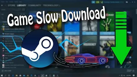 Why is my game only downloading so slow?