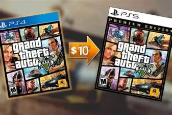 How much is it to upgrade gta v ps4 to ps5?