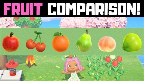 Which fruits sell the most animal crossing?