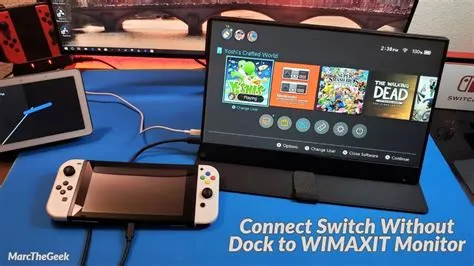 Can you connect switch to a screen?