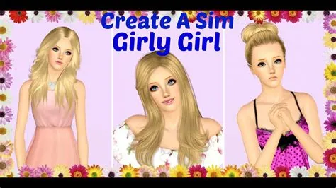 Is sims 4 a girly game?