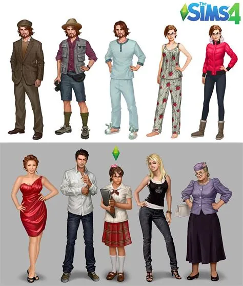 Who are the characters in the sims 3 mobile?