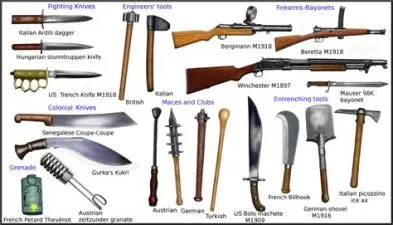 What is the most common melee weapon in history?