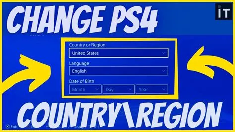 How do i know my ps4 region?