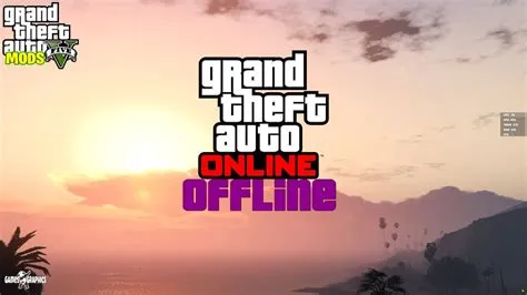 Is gta 5 online offline?